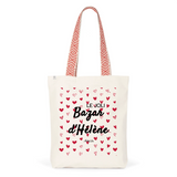 Tote Bag Premium - Le joli Bazar d'Hélène - 2 Coloris - Durable - Cadeau Personnalisable - Cadeaux-Positifs.com -Unique-Rouge-