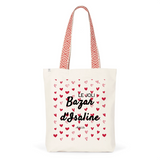 Tote Bag Premium - Le joli Bazar d'Isaline - 2 Coloris - Durable - Cadeau Personnalisable - Cadeaux-Positifs.com -Unique-Rouge-