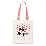 Tote Bag Premium - Le joli Bazar de Margaux - 2 Coloris - Durable - Cadeau Personnalisable - Cadeaux-Positifs.com -Unique-Rouge-
