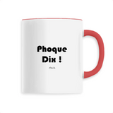 Mug - Phoque Dix - 6 Coloris - Cadeau Drôle - Humour - Cadeau Personnalisable - Cadeaux-Positifs.com -Unique-Rouge-