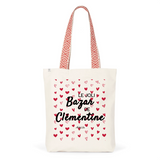 Tote Bag Premium - Le joli Bazar de Clémentine - 2 Coloris - Durable - Cadeau Personnalisable - Cadeaux-Positifs.com -Unique-Rouge-