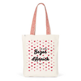 Tote Bag Premium - Le joli Bazar d'Annick - 2 Coloris - Cadeau Durable - Cadeau Personnalisable - Cadeaux-Positifs.com -Unique-Rouge-