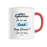 Mug - Merci tu es un Coach trop Génial - 6 Coloris - Original - Cadeau Personnalisable - Cadeaux-Positifs.com -Unique-Rouge-