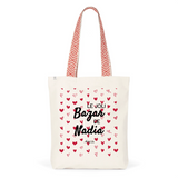 Tote Bag Premium - Le joli Bazar de Nadia - 2 Coloris - Durable - Cadeau Personnalisable - Cadeaux-Positifs.com -Unique-Rouge-