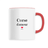 Mug - Corse d'amour - 6 Coloris - Cadeau Original & Tendre - Cadeau Personnalisable - Cadeaux-Positifs.com -Unique-Rouge-