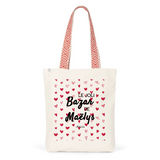 Tote Bag Premium - Le joli Bazar de Maëlys - 2 Coloris - Durable - Cadeau Personnalisable - Cadeaux-Positifs.com -Unique-Rouge-