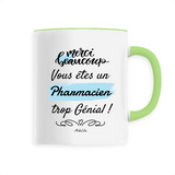 Mug - Merci Pharmacien - 6 Coloris - Cadeau Original - Cadeau Personnalisable - Cadeaux-Positifs.com -Unique-Vert-