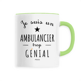 Mug - Un Ambulancier trop Génial - 6 Coloris - Cadeau Original - Cadeau Personnalisable - Cadeaux-Positifs.com -Unique-Vert-