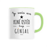 Mug - Un Kiné Ostéo trop Génial - 6 Coloris - Cadeau Original - Cadeau Personnalisable - Cadeaux-Positifs.com -Unique-Vert-
