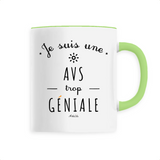 Mug - Une AVS trop Géniale - 6 Coloris - Cadeau Original - Cadeau Personnalisable - Cadeaux-Positifs.com -Unique-Vert-
