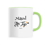Mug - Maud au Top - 6 Coloris - Cadeau Original - Cadeau Personnalisable - Cadeaux-Positifs.com -Unique-Vert-