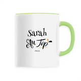Mug - Sarah au Top - 6 Coloris - Cadeau Original - Cadeau Personnalisable - Cadeaux-Positifs.com -Unique-Vert-