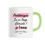 Mug - Frédérique je t'aime - 6 Coloris - Cadeau Tendre & Original - Cadeau Personnalisable - Cadeaux-Positifs.com -Unique-Vert-