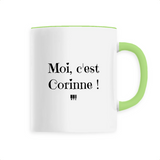 Mug - Moi c'est Corinne - 6 Coloris - Cadeau Original - Cadeau Personnalisable - Cadeaux-Positifs.com -Unique-Vert-