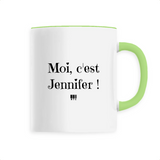 Mug - Moi c'est Jennifer - 6 Coloris - Cadeau Original - Cadeau Personnalisable - Cadeaux-Positifs.com -Unique-Vert-
