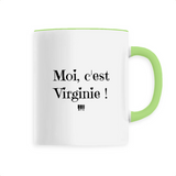 Mug - Moi c'est Virginie - 6 Coloris - Cadeau Original - Cadeau Personnalisable - Cadeaux-Positifs.com -Unique-Vert-