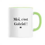 Mug - Moi c'est Gabriel - 6 Coloris - Cadeau Original - Cadeau Personnalisable - Cadeaux-Positifs.com -Unique-Vert-