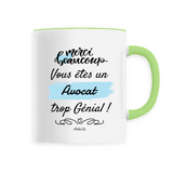 Mug - Merci Avocat - 6 Coloris - Cadeau Original - Cadeau Personnalisable - Cadeaux-Positifs.com -Unique-Vert-