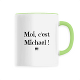 Mug - Moi c'est Michael - 6 Coloris - Cadeau Original - Cadeau Personnalisable - Cadeaux-Positifs.com -Unique-Vert-
