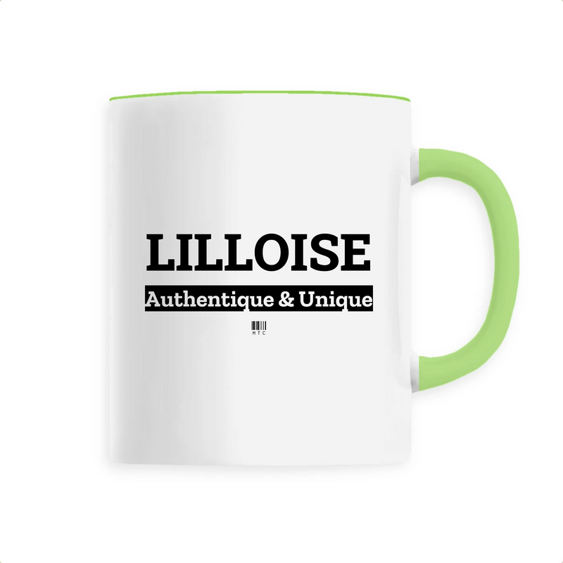 Cadeau anniversaire : Mug - Lilloise - 6 Coloris - Cadeau Original - Cadeau Personnalisable - Cadeaux-Positifs.com -Unique-Vert-