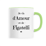 Mug - Amour et Figatelli - 6 Coloris - Cadeau Original - Cadeau Personnalisable - Cadeaux-Positifs.com -Unique-Vert-