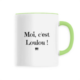 Mug - Moi c'est Loulou - 6 Coloris - Cadeau Original - Cadeau Personnalisable - Cadeaux-Positifs.com -Unique-Vert-