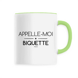 Mug - Appelle-moi Biquette - 6 Coloris - Cadeau Original - Cadeau Personnalisable - Cadeaux-Positifs.com -Unique-Vert-