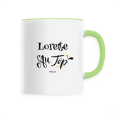 Mug - Lorette au Top - 6 Coloris - Cadeau Original - Cadeau Personnalisable - Cadeaux-Positifs.com -Unique-Vert-