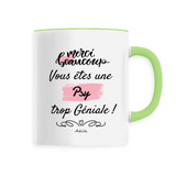 Mug - Merci, vous êtes une Psy trop Géniale - 6 Coloris - Cadeau Personnalisable - Cadeaux-Positifs.com -Unique-Vert-