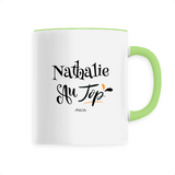 Mug - Nathalie au Top - 6 Coloris - Cadeau Original - Cadeau Personnalisable - Cadeaux-Positifs.com -Unique-Vert-