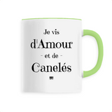 Mug - Amour et Canelés - 6 Coloris - Cadeau Original - Cadeau Personnalisable - Cadeaux-Positifs.com -Unique-Vert-