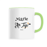 Mug - Marie au Top - 6 Coloris - Cadeau Original - Cadeau Personnalisable - Cadeaux-Positifs.com -Unique-Vert-