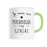 Mug - Un Psychologue trop Génial - 6 Coloris - Cadeau Original - Cadeau Personnalisable - Cadeaux-Positifs.com -Unique-Blanc-