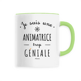 Mug - Une Animatrice trop Géniale - 6 Coloris - Cadeau Original - Cadeau Personnalisable - Cadeaux-Positifs.com -Unique-Blanc-