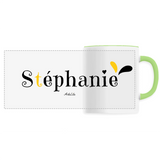 Mug - Stéphanie - 6 Coloris - Cadeau Original - Cadeau Personnalisable - Cadeaux-Positifs.com -Unique-Vert-