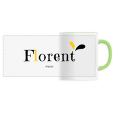 Mug - Florent - 6 Coloris - Cadeau Original - Cadeau Personnalisable - Cadeaux-Positifs.com -Unique-Vert-