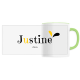 Mug - Justine - 6 Coloris - Cadeau Original - Cadeau Personnalisable - Cadeaux-Positifs.com -Unique-Vert-