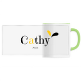 Mug - Cathy - 6 Coloris - Cadeau Original - Cadeau Personnalisable - Cadeaux-Positifs.com -Unique-Vert-