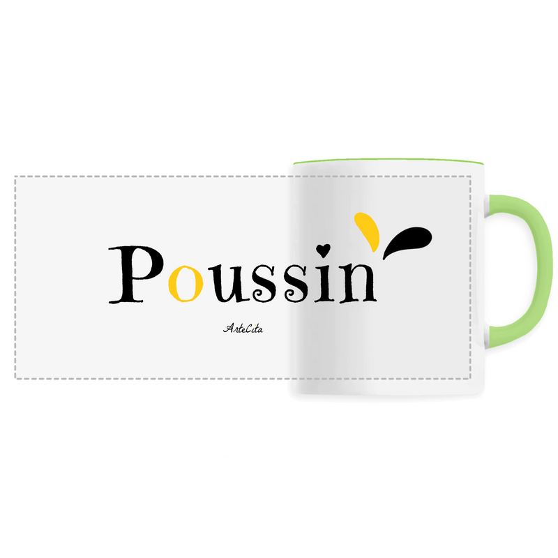 Cadeau anniversaire : Mug - Poussin - 6 Coloris - Cadeau Original - Cadeau Personnalisable - Cadeaux-Positifs.com -Unique-Vert-