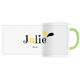 Mug - Julie - 6 Coloris - Cadeau Original - Cadeau Personnalisable - Cadeaux-Positifs.com -Unique-Vert-