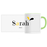 Mug - Sarah - 6 Coloris - Cadeau Original - Cadeau Personnalisable - Cadeaux-Positifs.com -Unique-Vert-