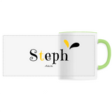 Mug - Steph - 6 Coloris - Cadeau Original - Cadeau Personnalisable - Cadeaux-Positifs.com -Unique-Vert-