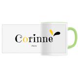 Mug - Corinne - 6 Coloris - Cadeau Original - Cadeau Personnalisable - Cadeaux-Positifs.com -Unique-Vert-