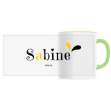 Mug - Sabine - 6 Coloris - Cadeau Original - Cadeau Personnalisable - Cadeaux-Positifs.com -Unique-Vert-
