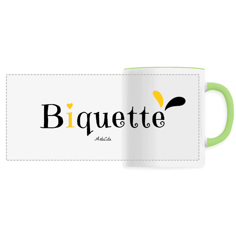Cadeau anniversaire : Mug - Biquette - 6 Coloris - Cadeau Original - Cadeau Personnalisable - Cadeaux-Positifs.com -Unique-Vert-