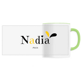 Mug - Nadia - 6 Coloris - Cadeau Original - Cadeau Personnalisable - Cadeaux-Positifs.com -Unique-Vert-