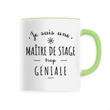 Mug - Une Maître de Stage trop Géniale - 6 Coloris - Cadeau Original - Cadeau Personnalisable - Cadeaux-Positifs.com -Unique-Vert-