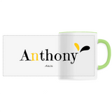 Mug - Anthony - 6 Coloris - Cadeau Original - Cadeau Personnalisable - Cadeaux-Positifs.com -Unique-Vert-