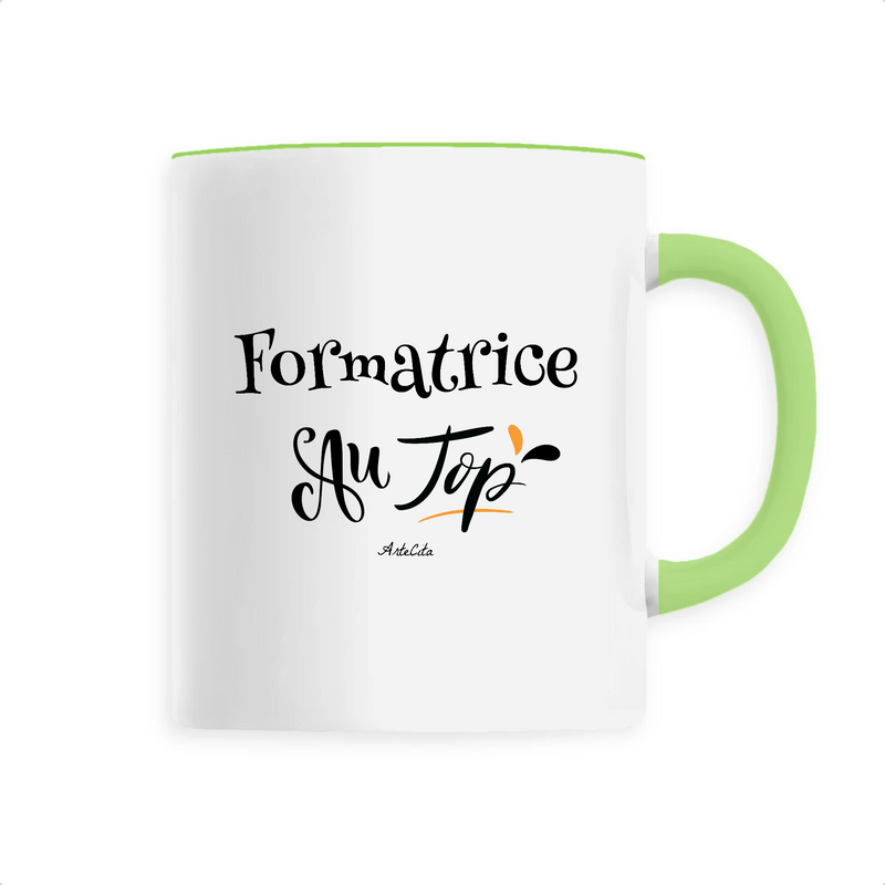 Cadeau anniversaire : Mug - Formatrice au Top - 6 Coloris - Cadeau Original - Cadeau Personnalisable - Cadeaux-Positifs.com -Unique-Vert-