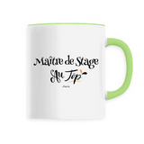 Mug - Maître de Stage au Top - 6 Coloris - Cadeau Original - Cadeau Personnalisable - Cadeaux-Positifs.com -Unique-Vert-